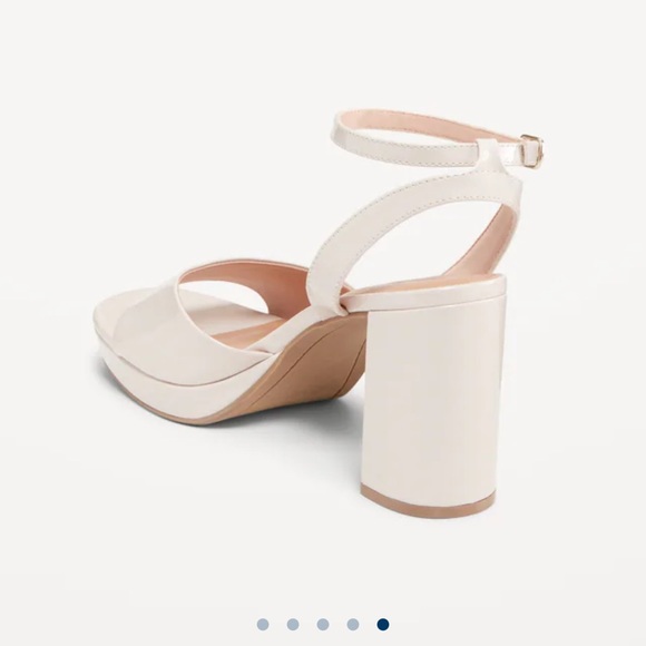 NWT OLD NAVY Platform Heels Color: Beige SIZE 7 - Picture 5 of 5